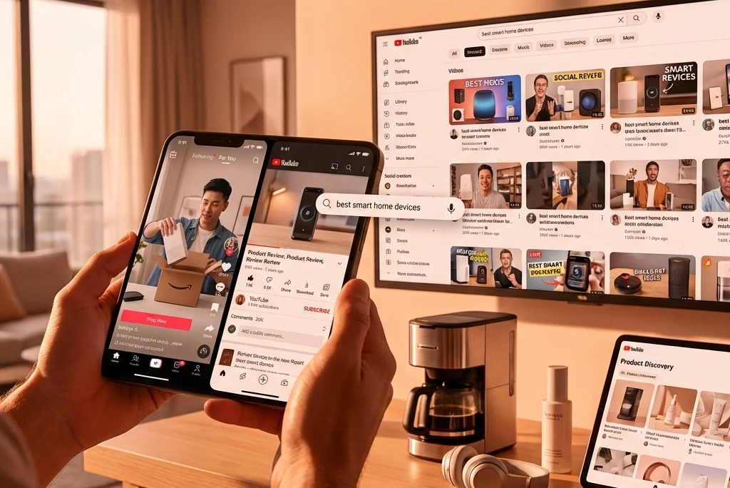 Social Platforms Are the New Search Engines: How TikTok & YouTube Are Disrupting Product Discovery