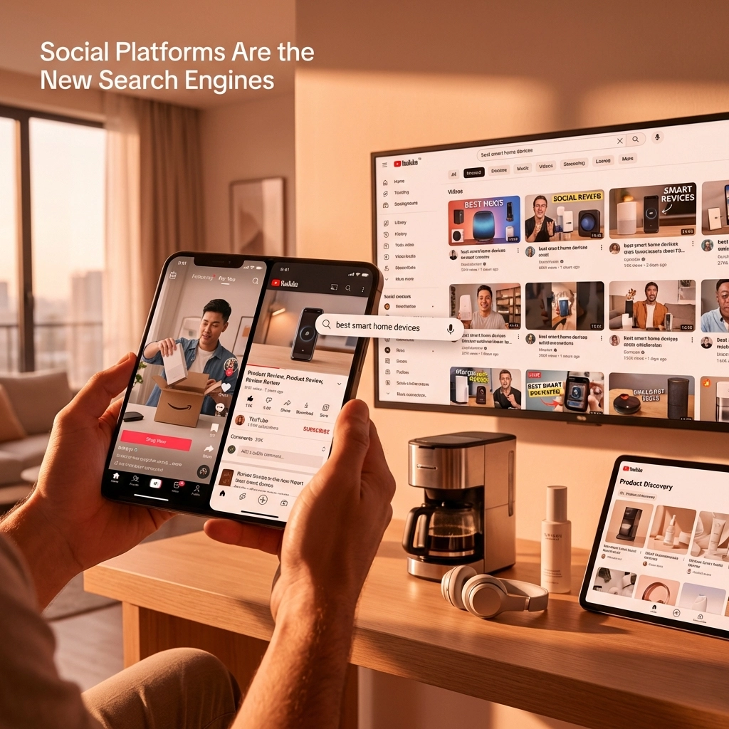 Social Platforms Are the New Search Engines: How TikTok & YouTube Are Disrupting Product Discovery